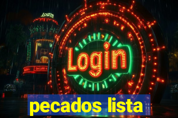 pecados lista