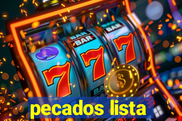 pecados lista