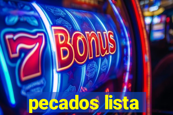 pecados lista