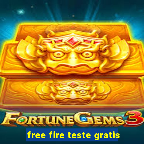 free fire teste gratis