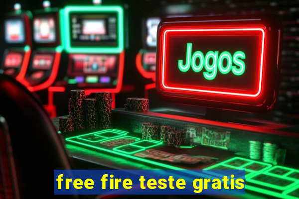 free fire teste gratis