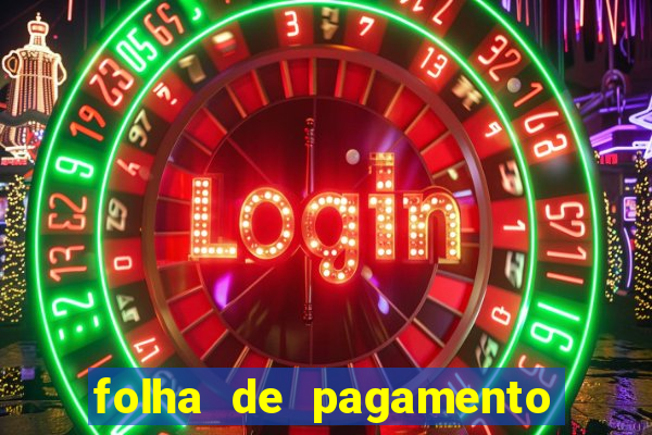 folha de pagamento para preencher word