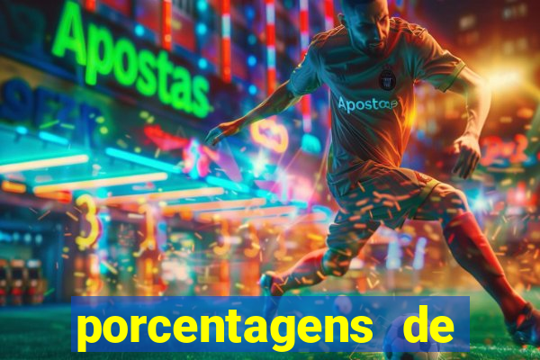 porcentagens de jogos pagantes