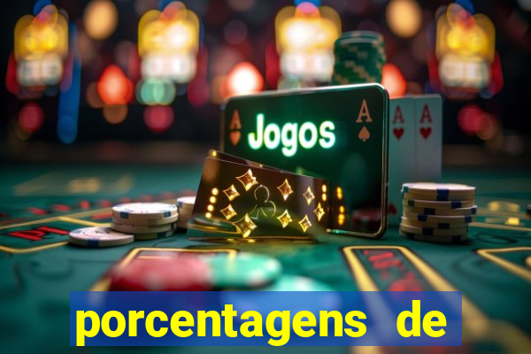 porcentagens de jogos pagantes