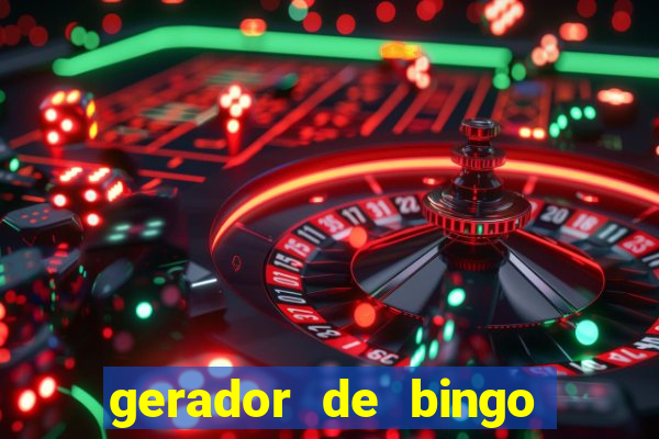 gerador de bingo de palavras