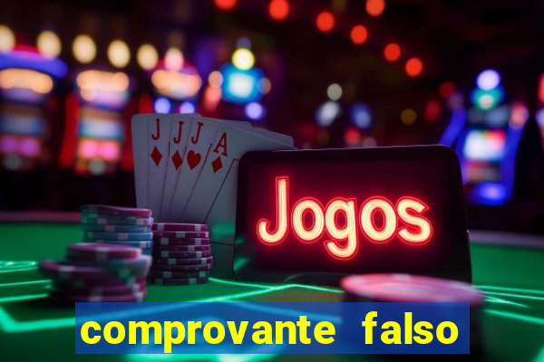 comprovante falso de 50 reais