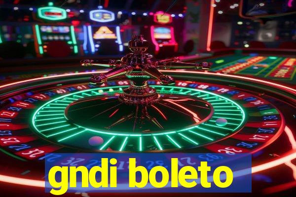 gndi boleto