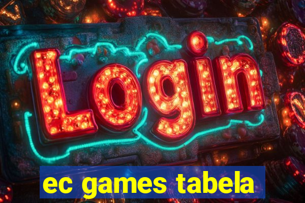 ec games tabela