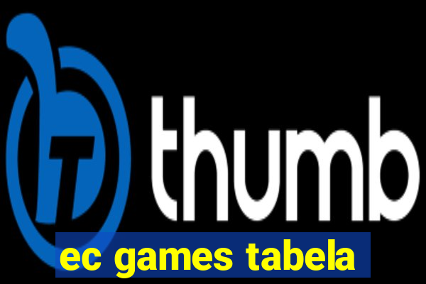 ec games tabela