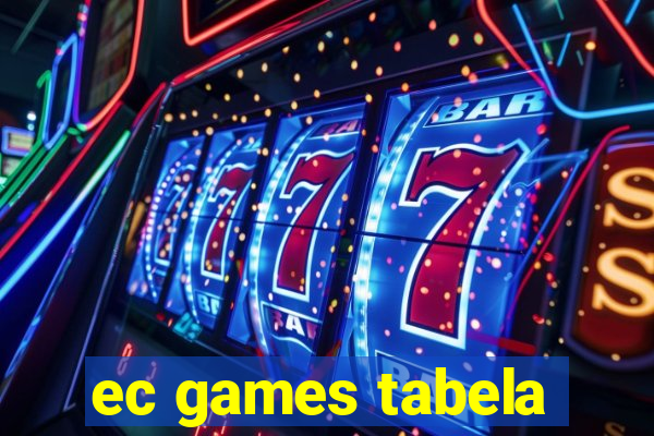 ec games tabela