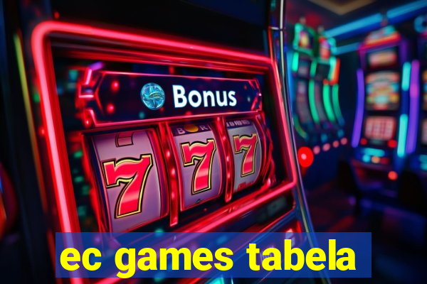 ec games tabela