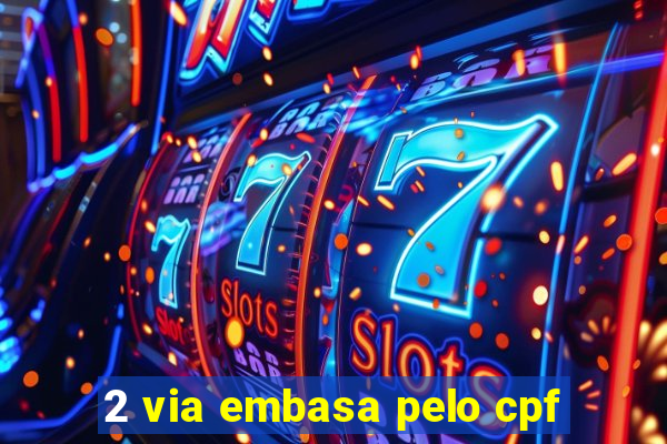 2 via embasa pelo cpf