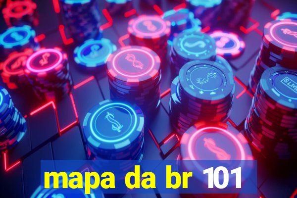 mapa da br 101