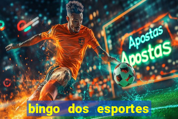 bingo dos esportes para imprimir