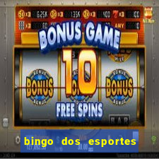 bingo dos esportes para imprimir