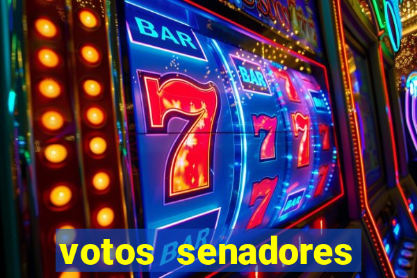 votos senadores impeachment moraes