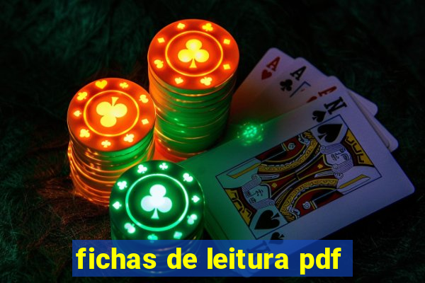 fichas de leitura pdf