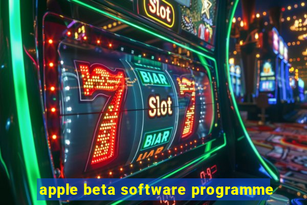 apple beta software programme