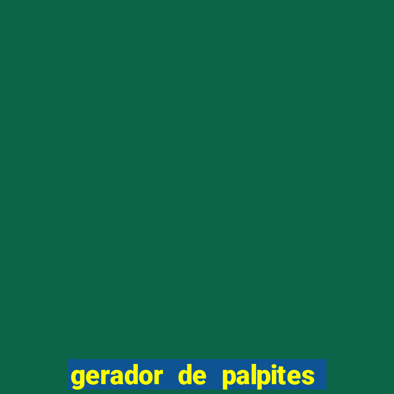 gerador de palpites da mega sena