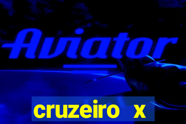 cruzeiro x corinthians primeiro turno