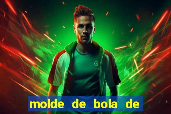 molde de bola de futebol para imprimir