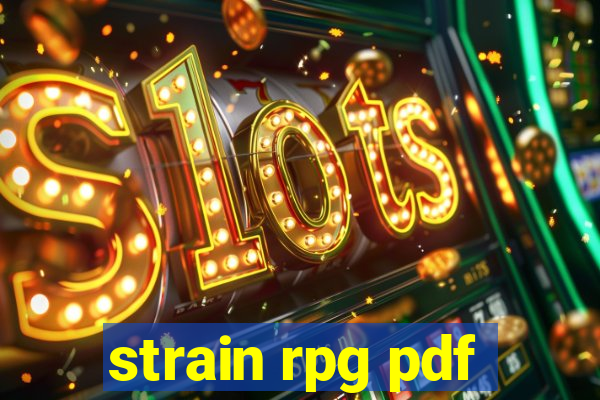 strain rpg pdf