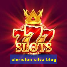 cleriston silva blog