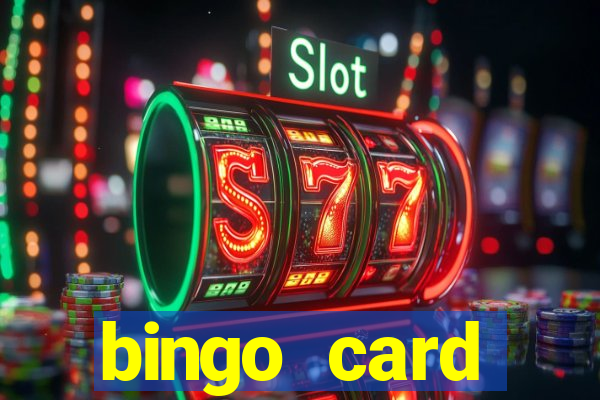 bingo card generator with pictures