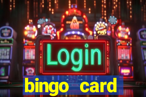 bingo card generator with pictures