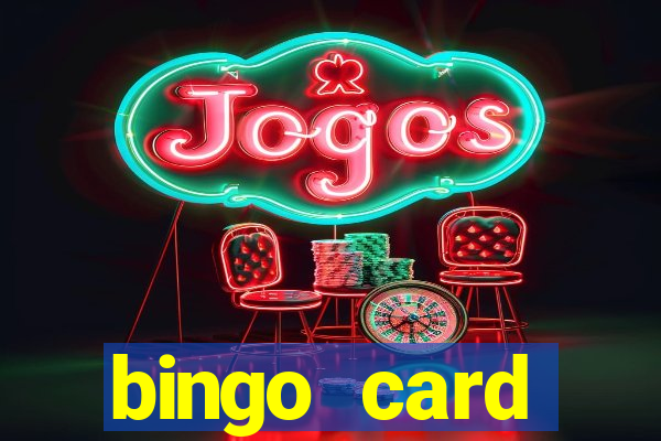 bingo card generator with pictures