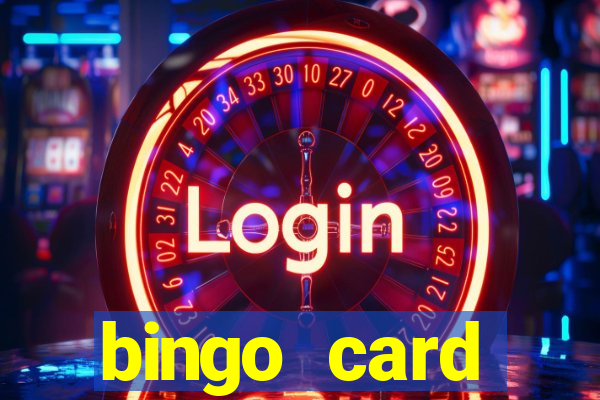 bingo card generator with pictures