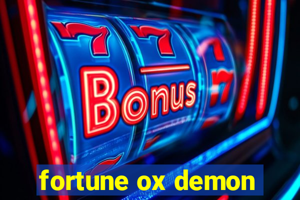 fortune ox demon