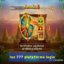 luz 777 plataforma login