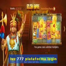 luz 777 plataforma login