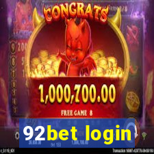 92bet login