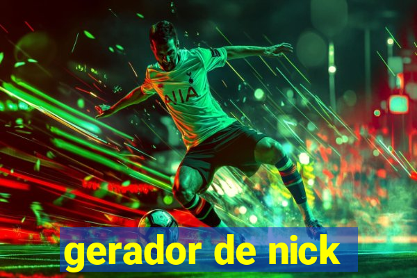 gerador de nick