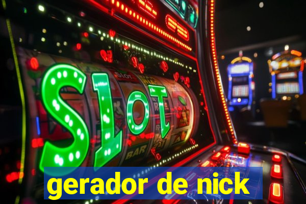 gerador de nick