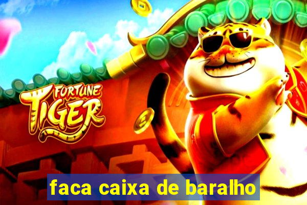 faca caixa de baralho