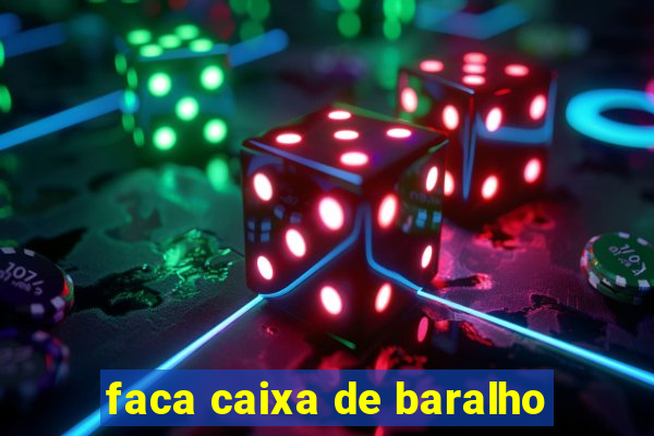 faca caixa de baralho