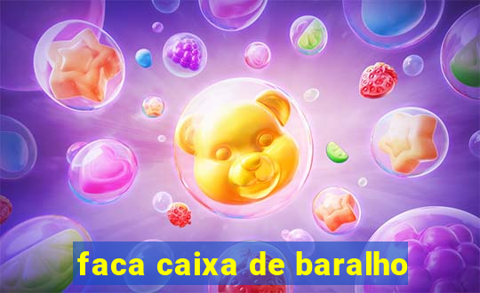 faca caixa de baralho