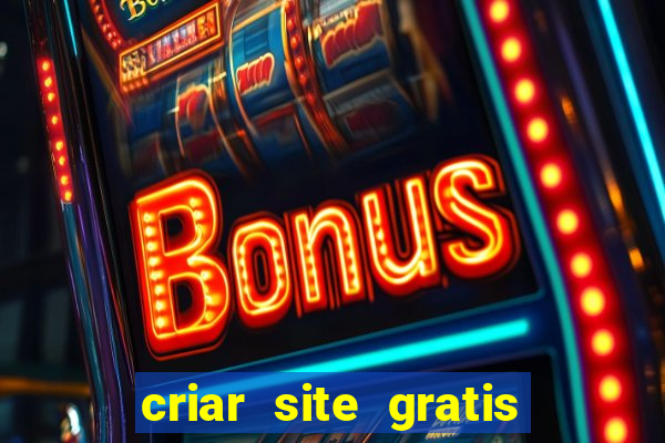 criar site gratis de jogos