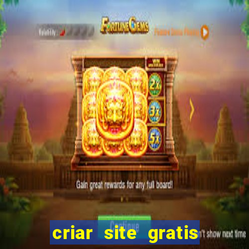 criar site gratis de jogos