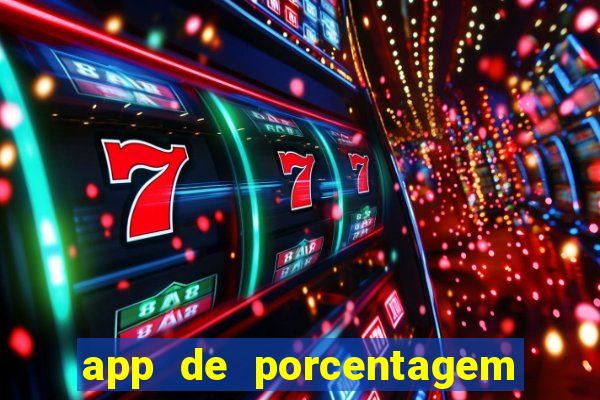 app de porcentagem de jogos slots