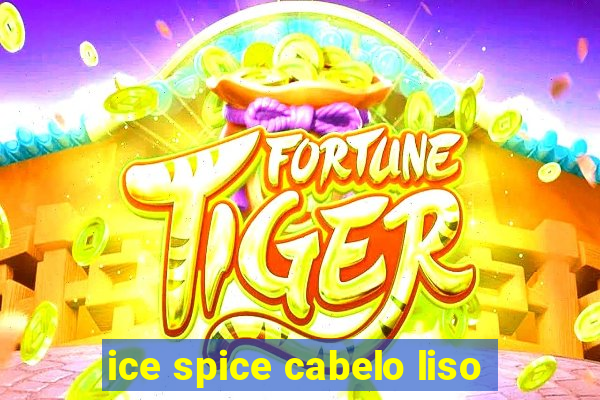 ice spice cabelo liso