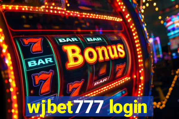 wjbet777 login