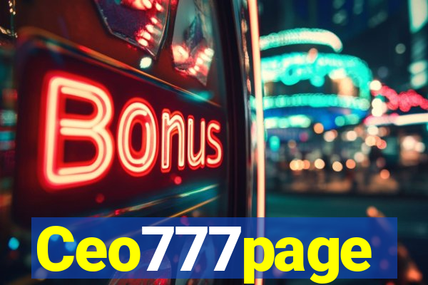 Ceo777page