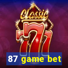 87 game bet