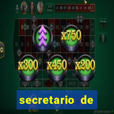 secretario de esporte salario