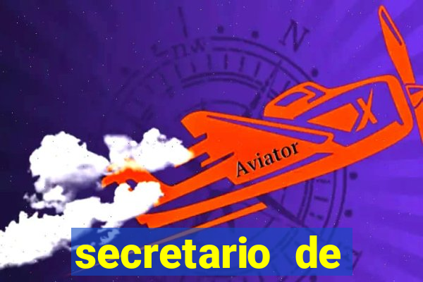 secretario de esporte salario