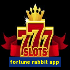 fortune rabbit app